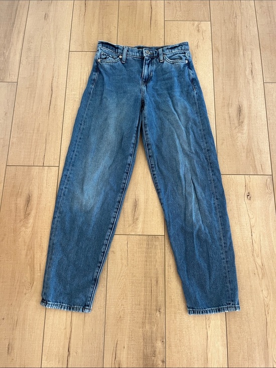 Banana Republic Denim - Banana Republic Medium Blue High-Rise Barrel Fit Jeans